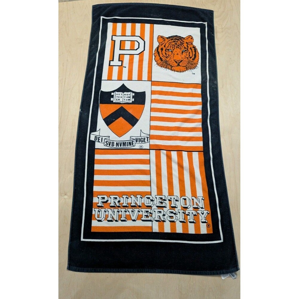 Princeton University Tigers College Basketball VTG Bath Towel Official Merch